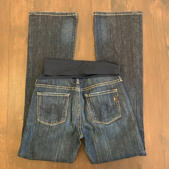 A PEA IN THE POD COLLECTION BOOTCUT JEANS  MATERNITY - Picture 10 of 13